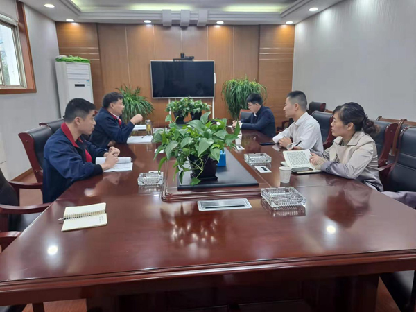 銅官區(qū)團(tuán)委書記到公司調(diào)研