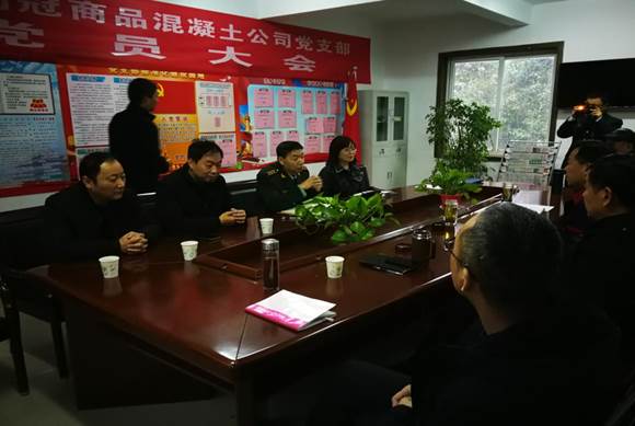 銅官區(qū)區(qū)委常委、人武部到商品混凝土公司開展專項督導工作