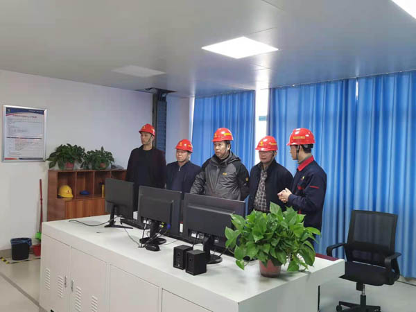 冬瓜山銅礦到建材公司考察 冬瓜山銅礦到建材公司考察